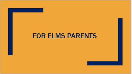 Click here for links that parents may find useful.
